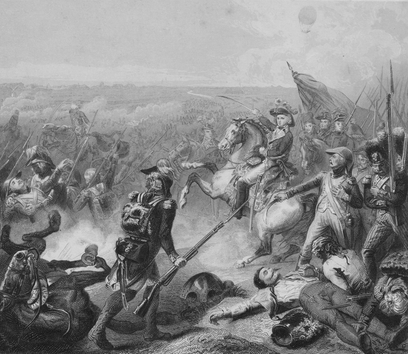 The French Revolutionary Army defeats the Austro-Dutch forces at the Battle of Fleurus during the War Of The First Coalition on June 26, 1794.
